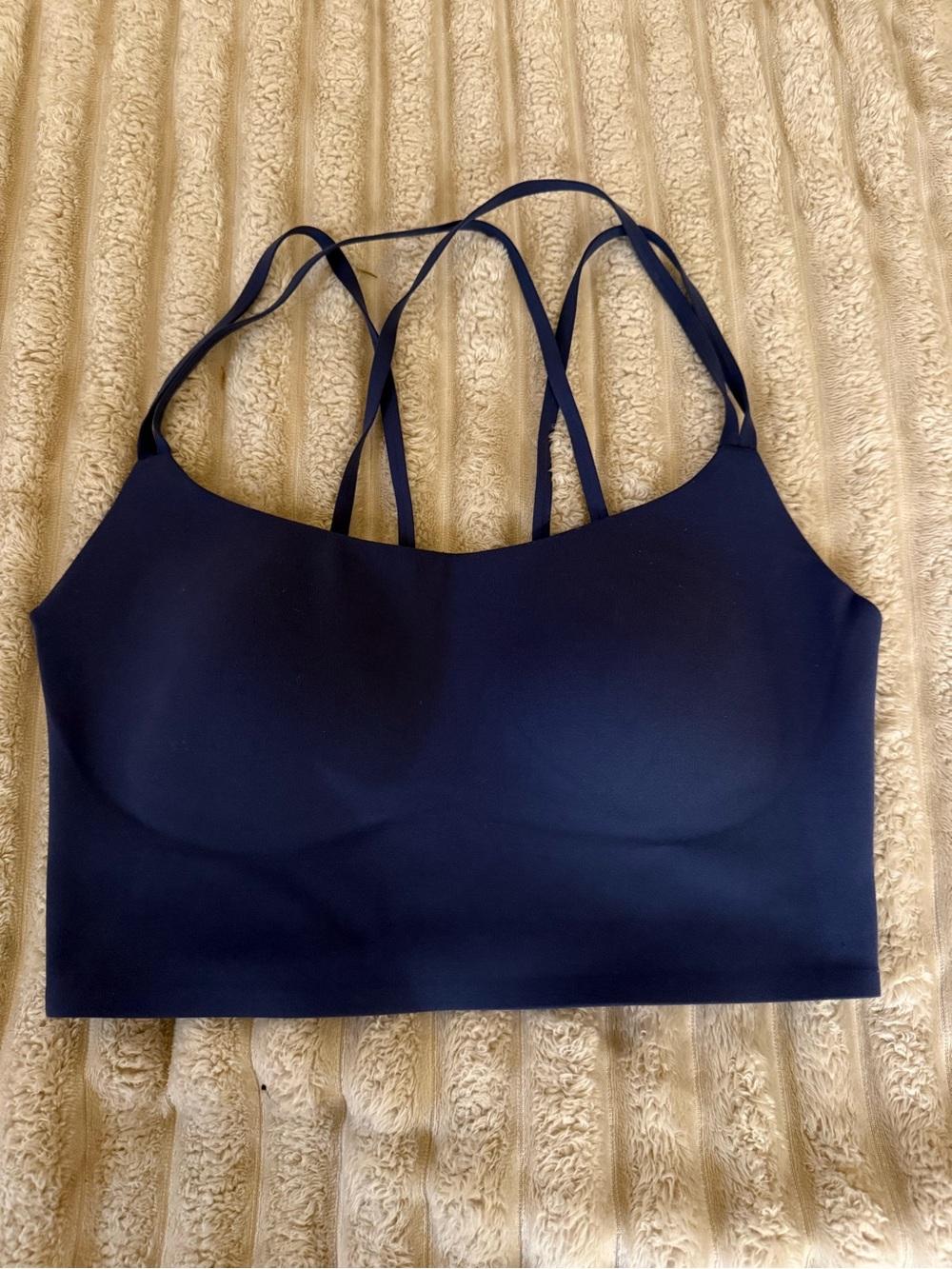 aerie Navy Strappy Sports Bralette